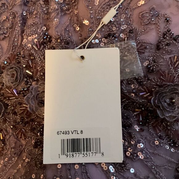 Mac Duggal $798 67493 Womens VINTAGE FLUTTER SLEEVE EVENING GOWN Dress - Picture 15 of 16